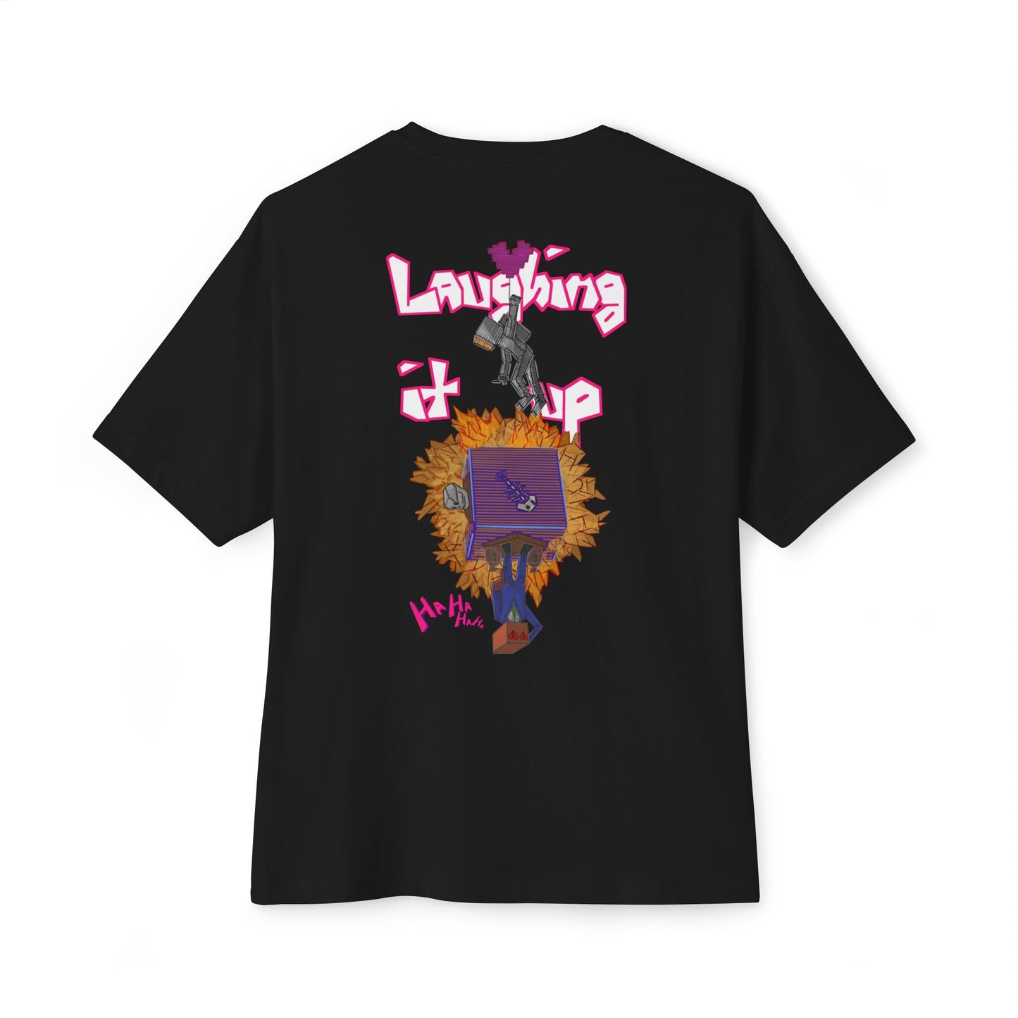 Laughing it Up - Unisex Oversized Boxy Tee