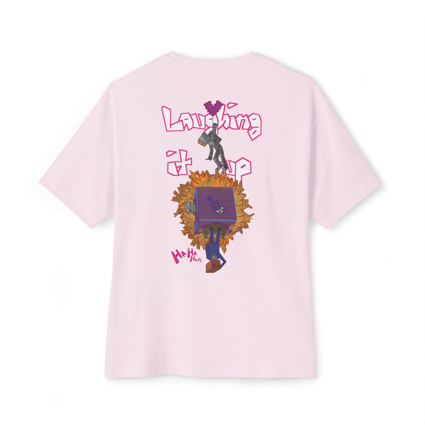 Laughing it Up - Unisex Oversized Boxy Tee