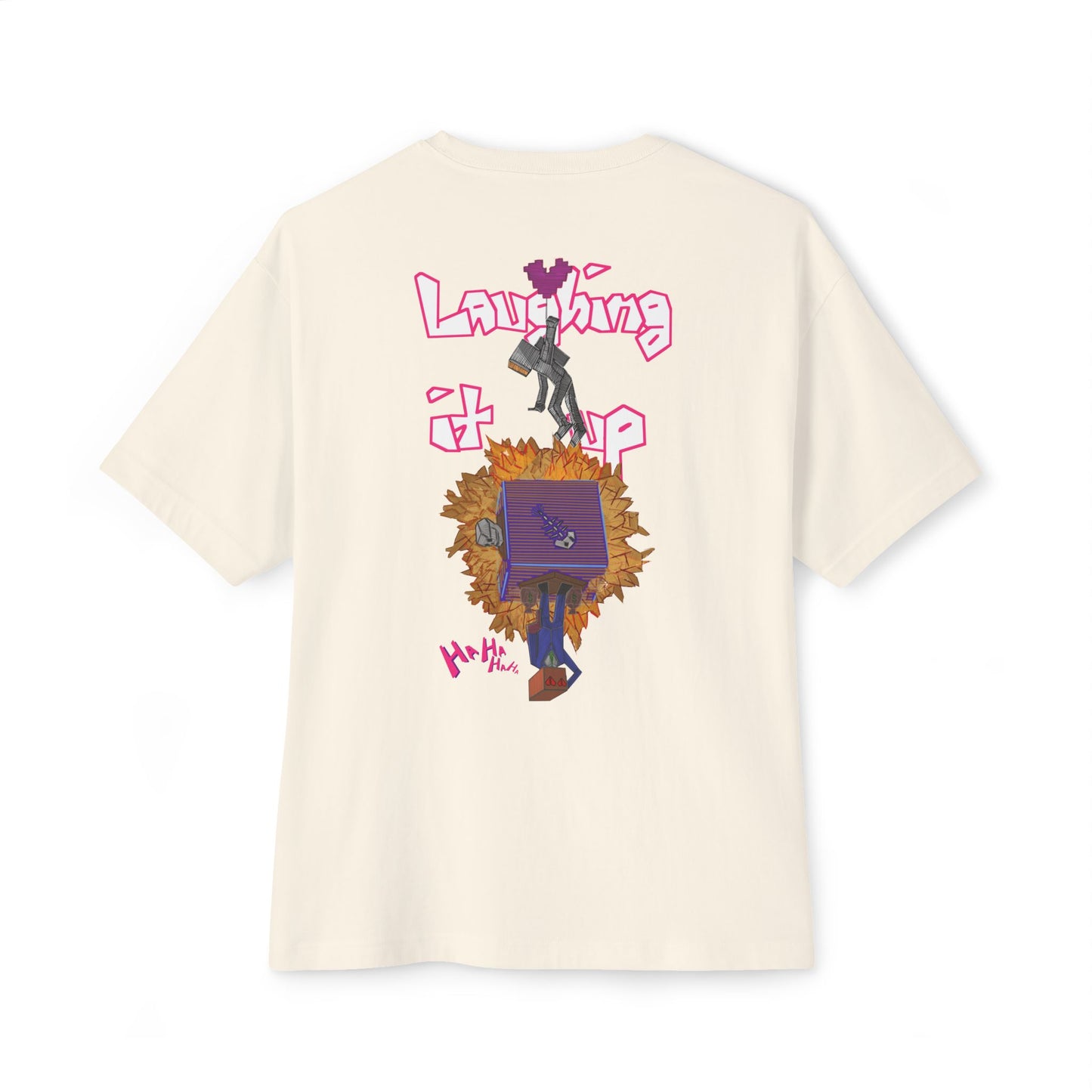 Laughing it Up - Unisex Oversized Boxy Tee
