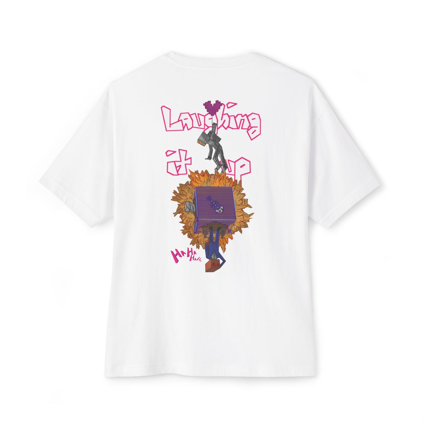 Laughing it Up - Unisex Oversized Boxy Tee